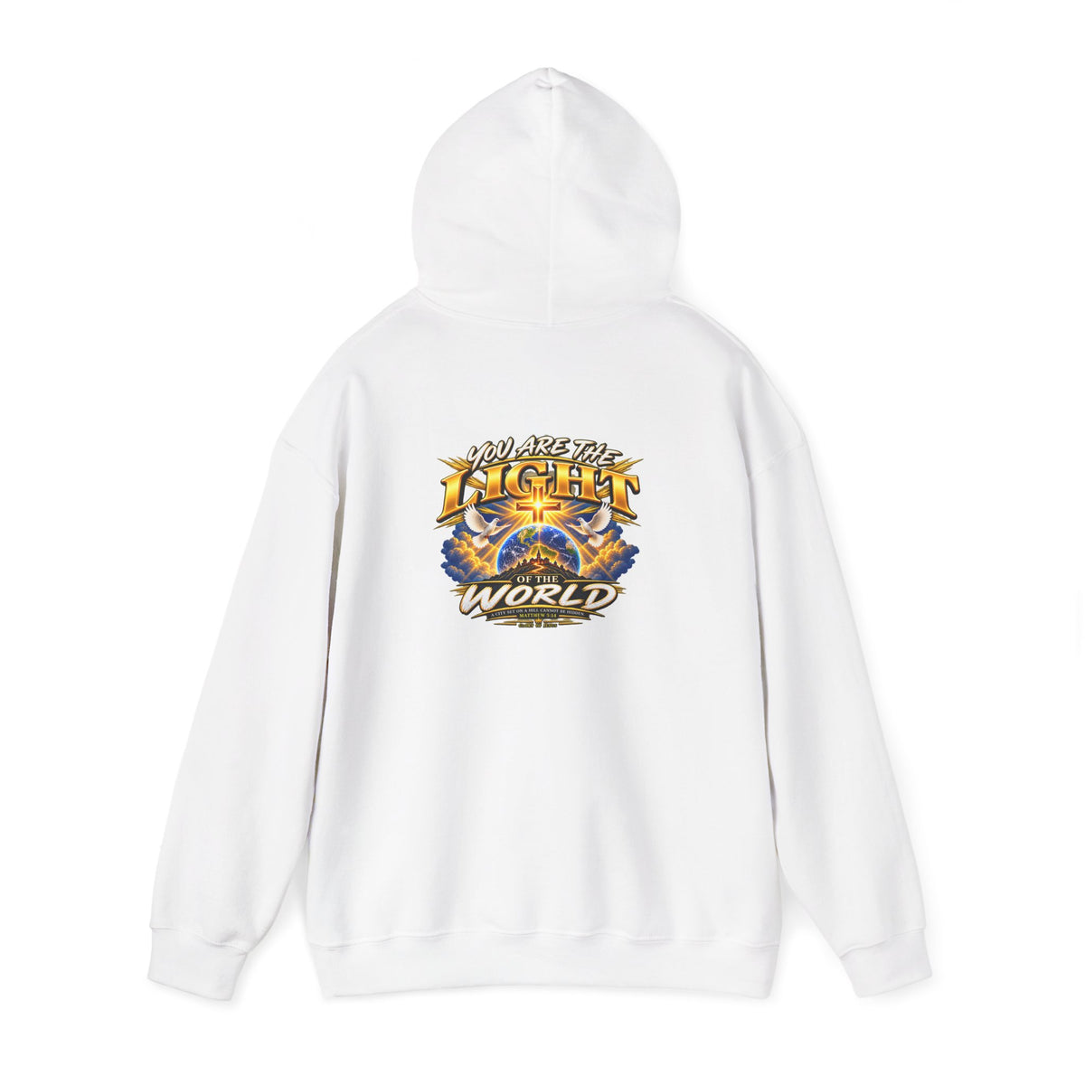 Light of the World Christian Crewneck Sweartshirt | Matthew 5:14