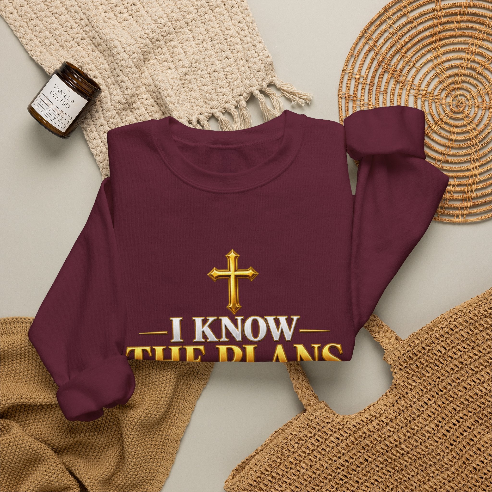 Hope And A Future Christian Crewneck Sweatshirt | Jeremiah 29:11