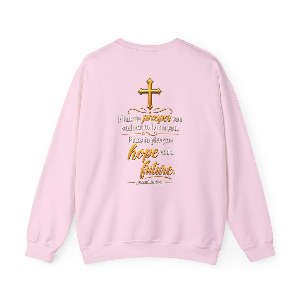 Hope And A Future Christian Crewneck Sweatshirt | Jeremiah 29:11