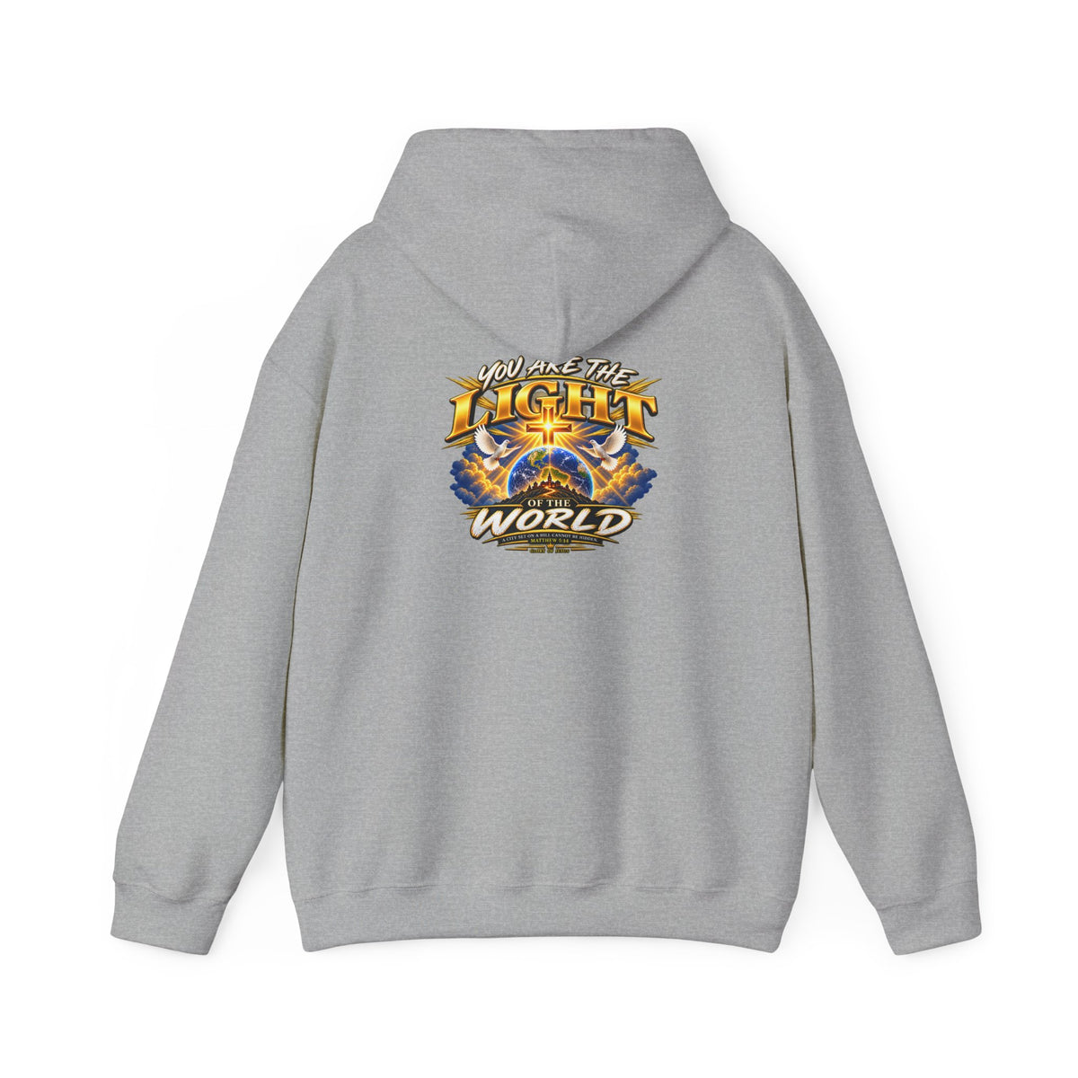 Light of the World Christian Crewneck Sweartshirt | Matthew 5:14