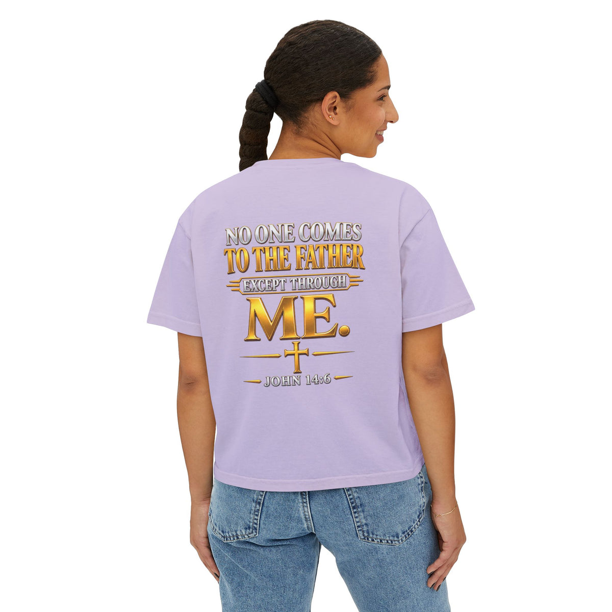 Jesus Is The Way Women's Boxy Tee | John 14:6