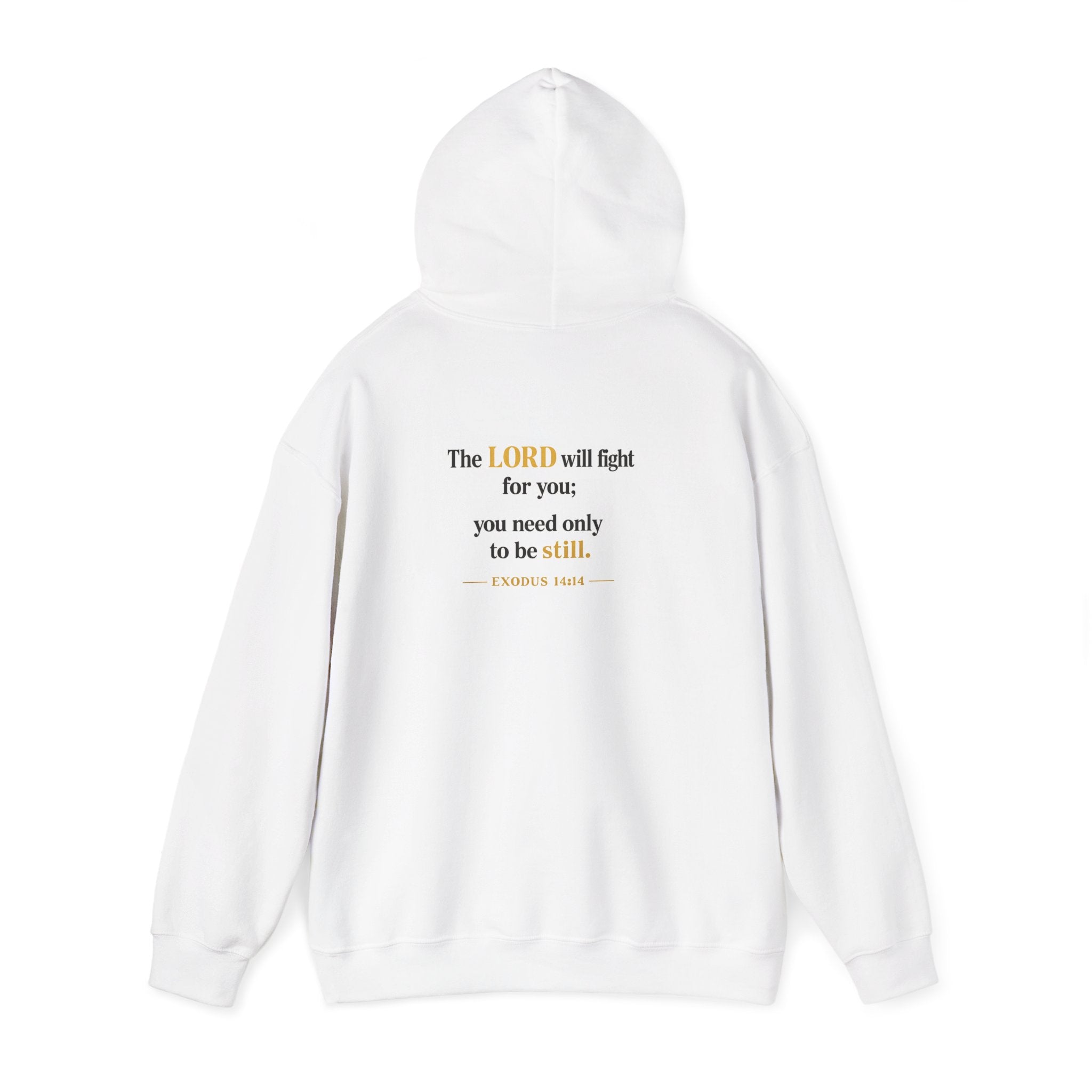 Be Still Christian Hoodie | Exodus 14:14
