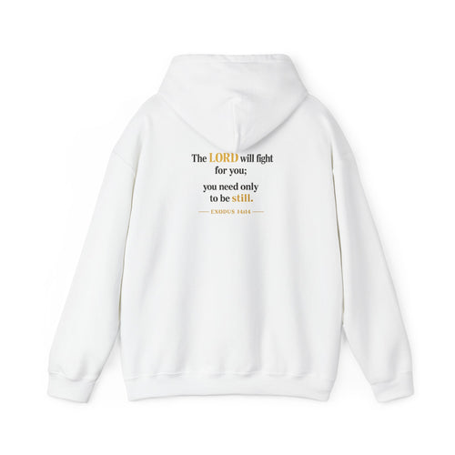 Be Still Christian Hoodie | Exodus 14:14