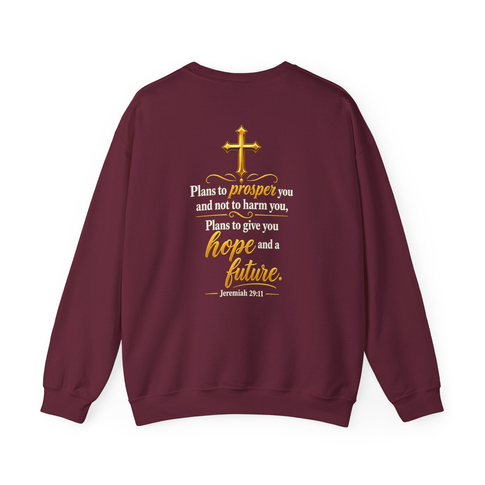 Hope And A Future Christian Crewneck Sweatshirt | Jeremiah 29:11