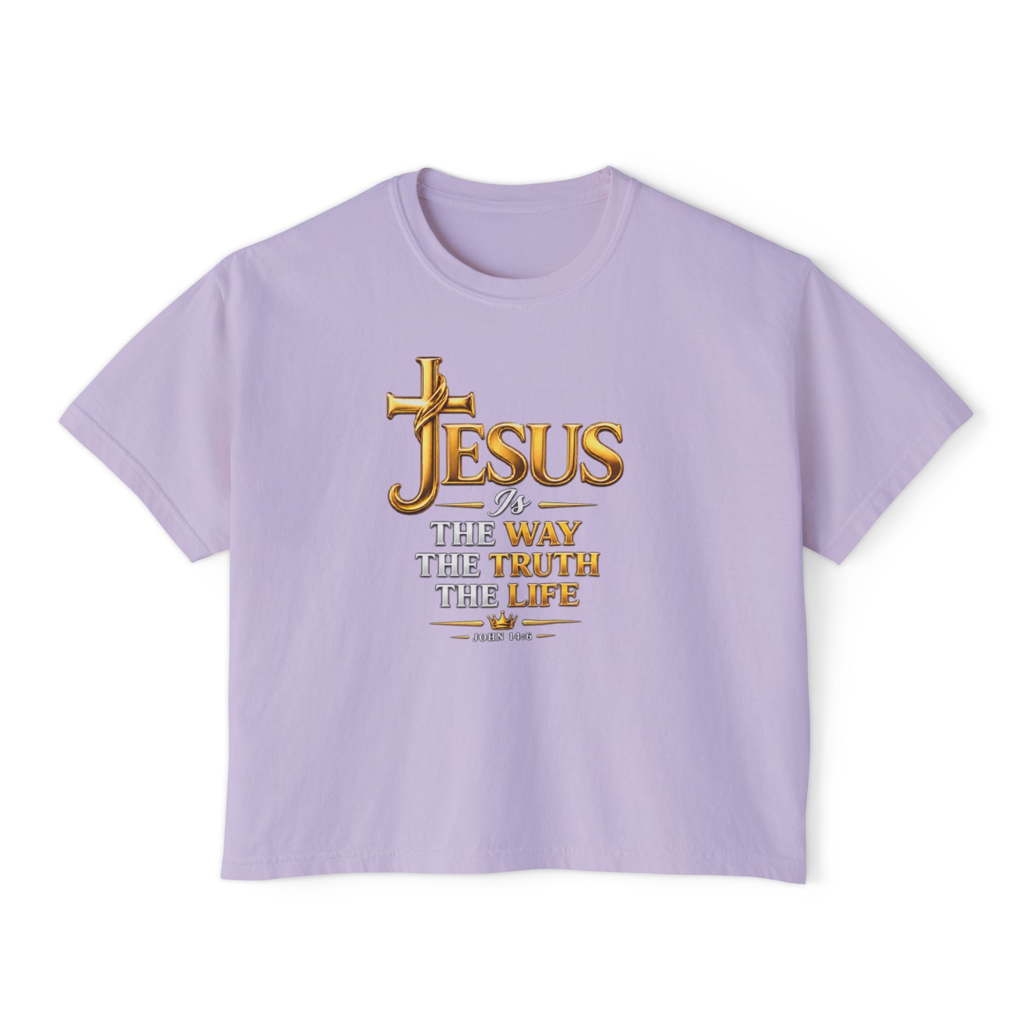 Jesus Is The Way Women's Boxy Tee | John 14:6