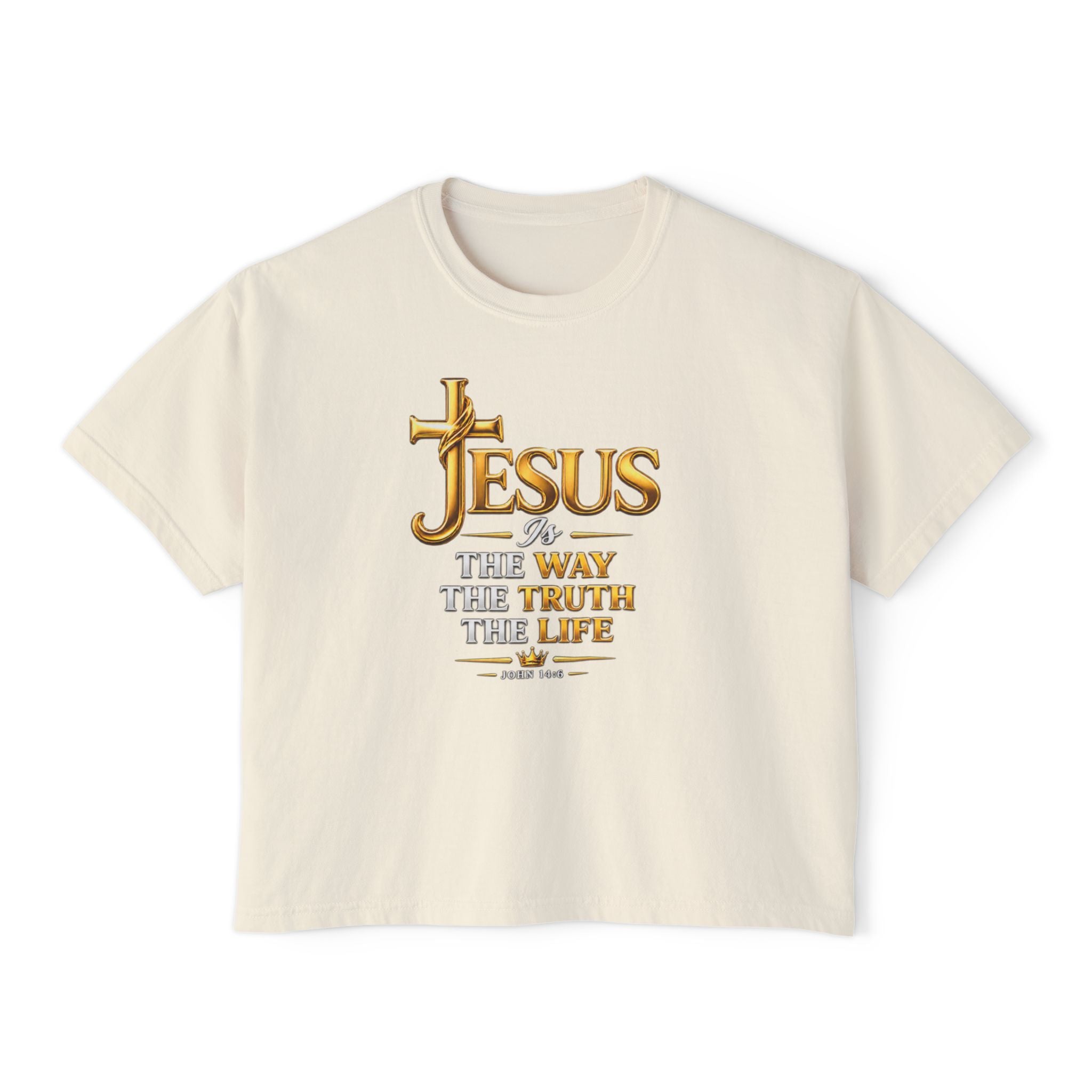 Jesus Is The Way Women's Boxy Tee | John 14:6