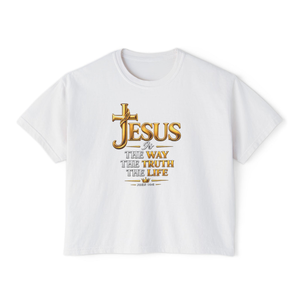 Jesus Is The Way Women's Boxy Tee | John 14:6